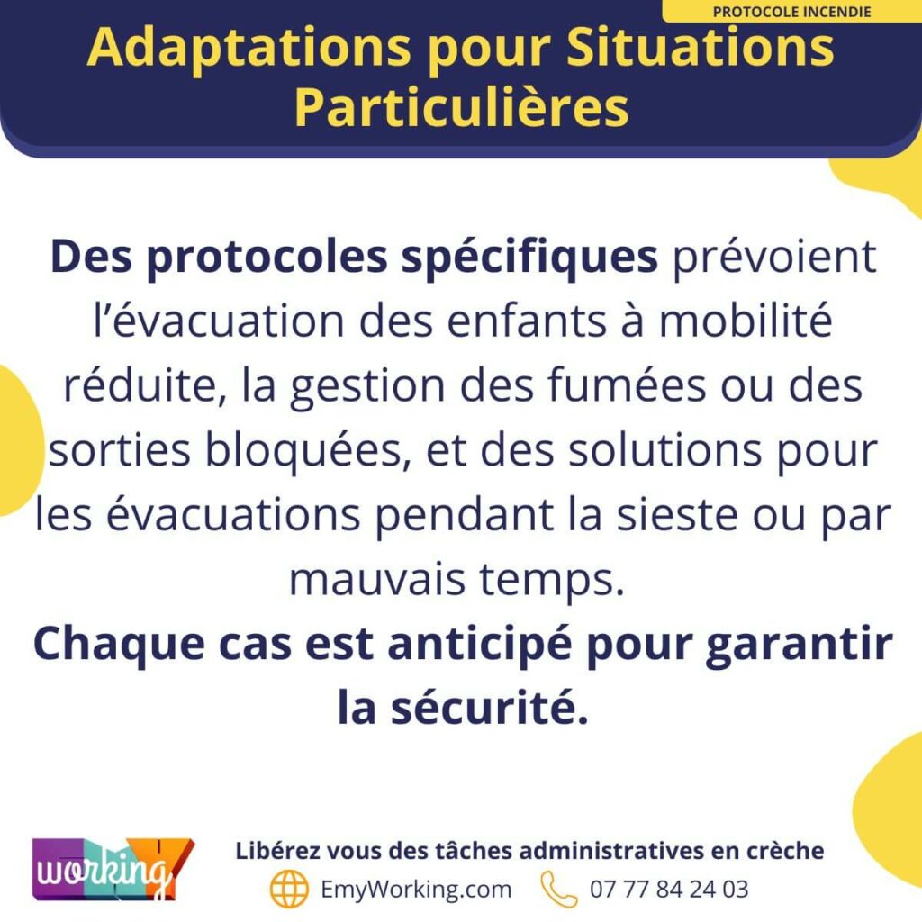 adaptation situation creche