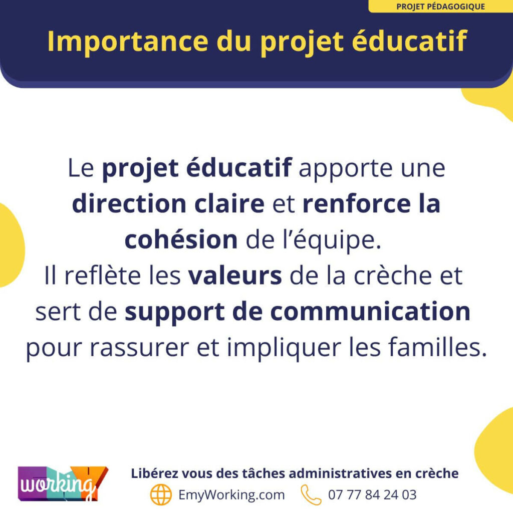 importance projet predagogique