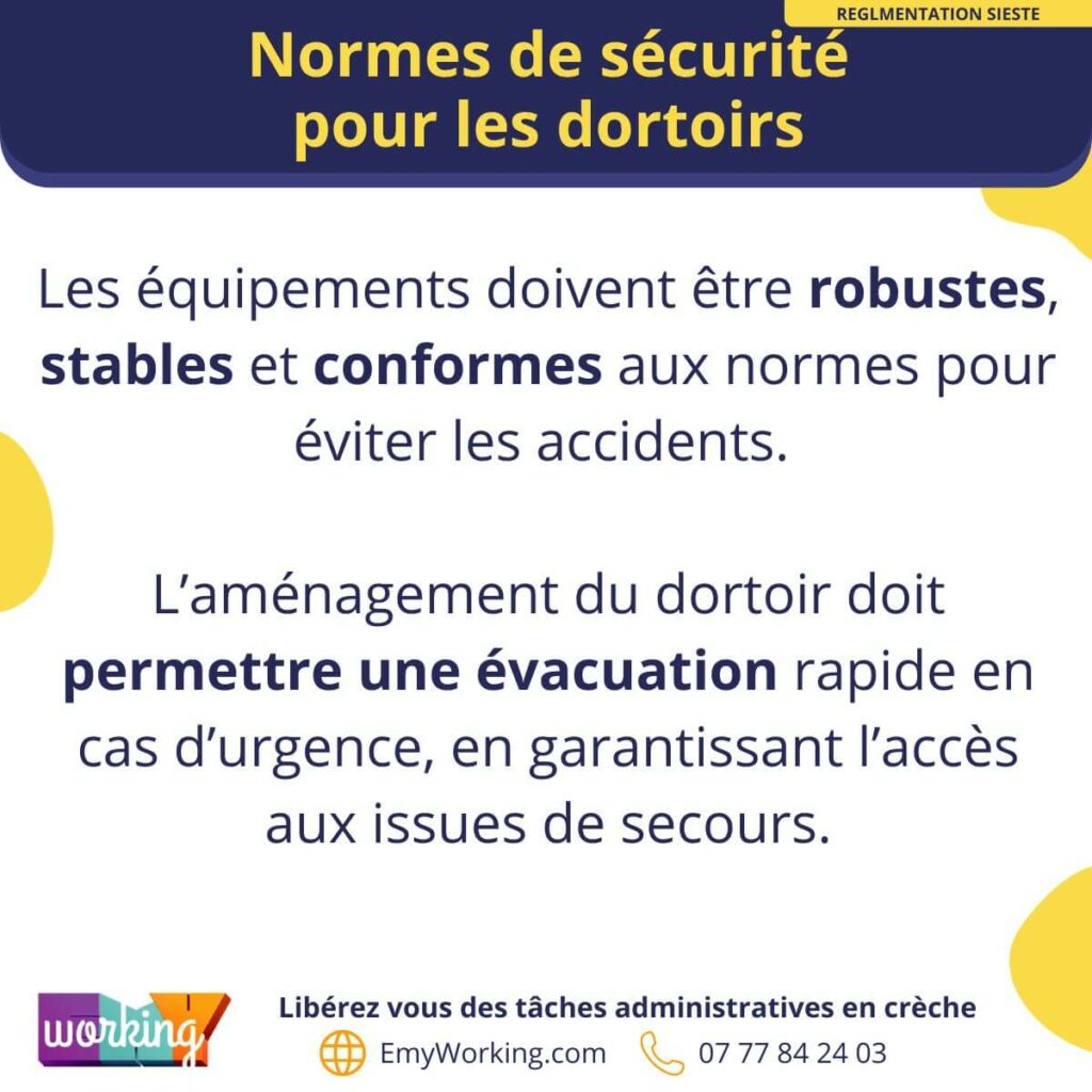 normes securite dortoir creche 1