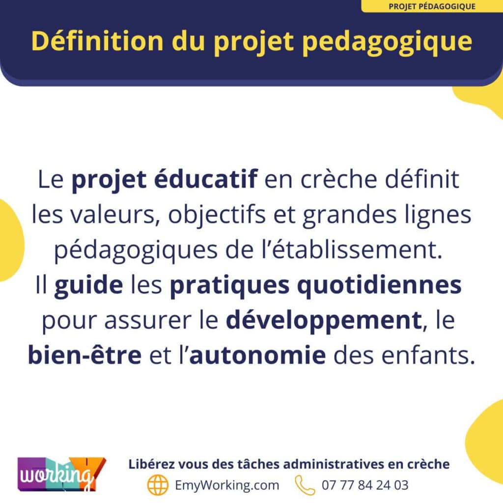 projet pedagogique definition